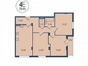 4-комнатная квартира, 80 м², 5/8 эт. Курск