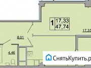 1-комнатная квартира, 48 м², 14/18 эт. Белгород