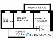 2-комнатная квартира, 66 м², 1/10 эт. Тюмень