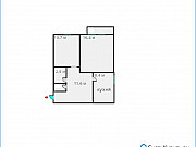2-комнатная квартира, 52 м², 3/4 эт. Кудиново