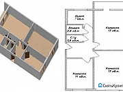 3-комнатная квартира, 63 м², 5/5 эт. Липецк