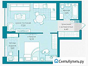 1-комнатная квартира, 42 м², 2/18 эт. Тюмень