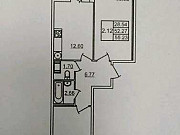 2-комнатная квартира, 52 м², 2/12 эт. Янино-1