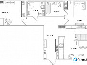 2-комнатная квартира, 74 м², 6/14 эт. Санкт-Петербург