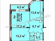 2-комнатная квартира, 59 м², 13/15 эт. Владимир