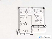 1-комнатная квартира, 40 м², 6/17 эт. Новосибирск