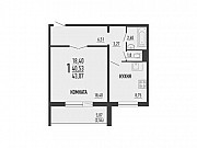 1-комнатная квартира, 43 м², 2/10 эт. Челябинск