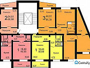 2-комнатная квартира, 60 м², 6/10 эт. Челябинск