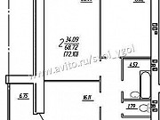 2-комнатная квартира, 72 м², 3/15 эт. Брянск