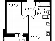 1-комнатная квартира, 36 м², 9/20 эт. Санкт-Петербург