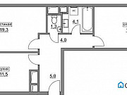 2-комнатная квартира, 62 м², 16/22 эт. Москва