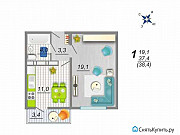 1-комнатная квартира, 38 м², 10/17 эт. Воронеж