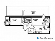 2-комнатная квартира, 71 м², 13/14 эт. Москва