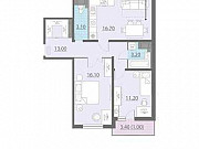 2-комнатная квартира, 64 м², 21/26 эт. Санкт-Петербург