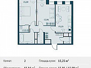 2-комнатная квартира, 66 м², 13/29 эт. Москва