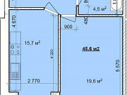 1-комнатная квартира, 45 м², 6/9 эт. Таганрог