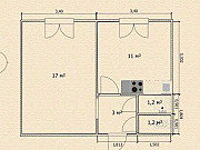 1-комнатная квартира, 35 м², 2/2 эт. Федоровский