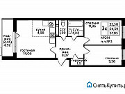 3-комнатная квартира, 57 м², 9/12 эт. Москва