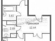 2-комнатная квартира, 68 м², 1/14 эт. Балашиха