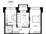 2-комнатная квартира, 47 м², 2/3 эт. Москва