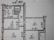 4-комнатная квартира, 68 м², 9/9 эт. Воронеж