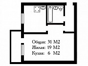 1-комнатная квартира, 31 м², 5/5 эт. Самара