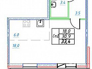 Студия, 33 м², 19/26 эт. Санкт-Петербург