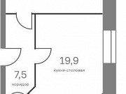 1-комнатная квартира, 51 м², 4/9 эт. Москва