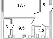 1-комнатная квартира, 43 м², 17/17 эт. Ставрополь