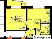 1-комнатная квартира, 41 м², 2/10 эт. Челябинск