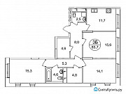 3-комнатная квартира, 85 м², 6/25 эт. Москва