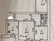 3-комнатная квартира, 65 м², 3/10 эт. Казань