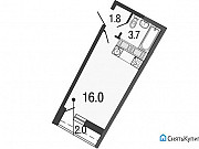 Студия, 22 м², 19/19 эт. Санкт-Петербург