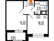 1-комнатная квартира, 32 м², 6/12 эт. Санкт-Петербург