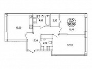 2-комнатная квартира, 68 м², 8/9 эт. Москва