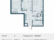 2-комнатная квартира, 57 м², 13/29 эт. Москва