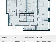 4-комнатная квартира, 102 м², 24/29 эт. Москва