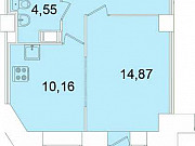 1-комнатная квартира, 37 м², 25/25 эт. Санкт-Петербург