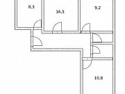 3-комнатная квартира, 59 м², 3/9 эт. Стерлитамак