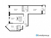 3-комнатная квартира, 77 м², 16/19 эт. Москва