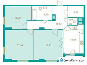 3-комнатная квартира, 94 м², 6/25 эт. Санкт-Петербург