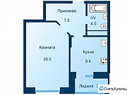 1-комнатная квартира, 42 м², 4/9 эт. Москва