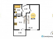 1-комнатная квартира, 35 м², 2/16 эт. Екатеринбург