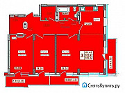 3-комнатная квартира, 105 м², 19/21 эт. Новосибирск