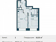 1-комнатная квартира, 40 м², 28/29 эт. Москва