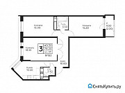 3-комнатная квартира, 78 м², 7/19 эт. Москва