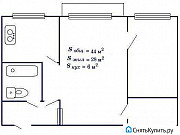 2-комнатная квартира, 45 м², 1/5 эт. Челябинск