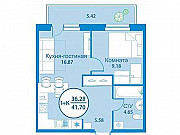 1-комнатная квартира, 36 м², 15/20 эт. Тюмень