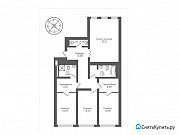 3-комнатная квартира, 118 м², 5/7 эт. Санкт-Петербург