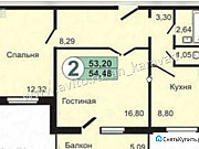 2-комнатная квартира, 56 м², 5/10 эт. Сосновоборск
